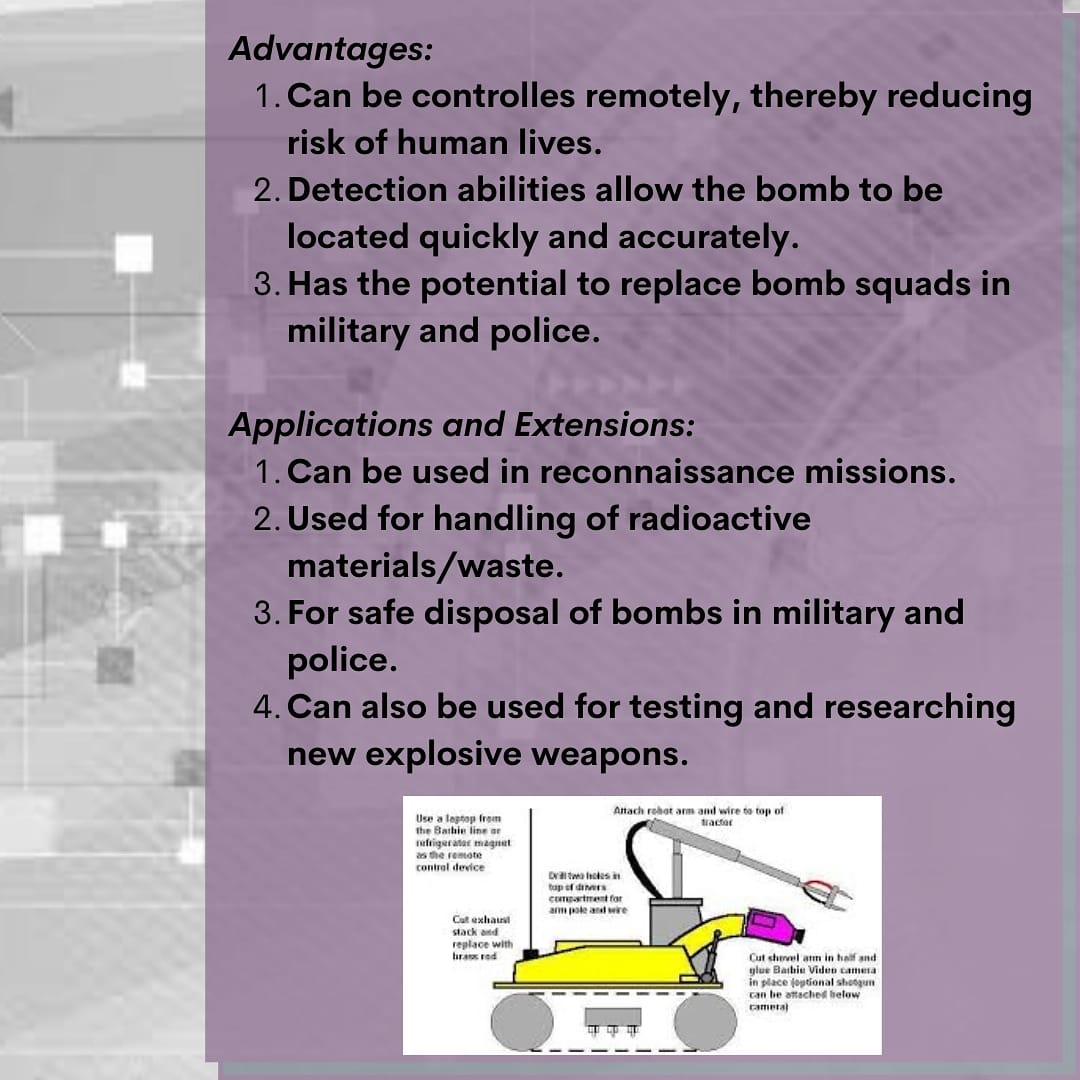 Bomb detection robots 4